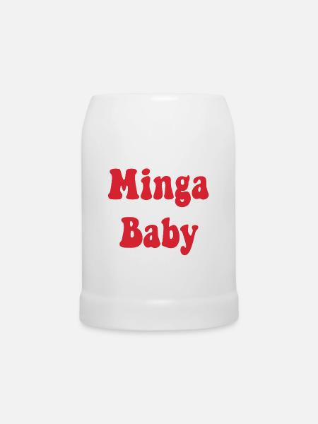 Minga Baby - Bierkrug - Weiß