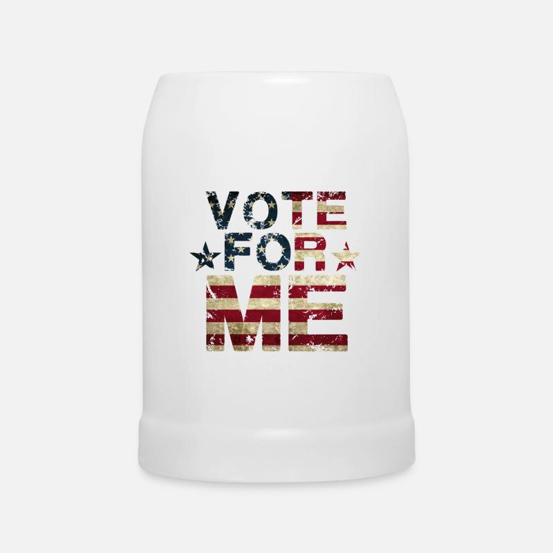 Vote for ME - Beer Mug - white