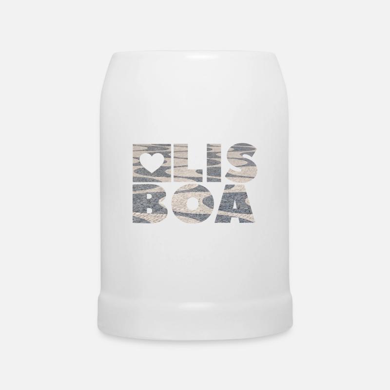 Lisboa - Lissabon - Lisbon - Bierkrug - Weiß