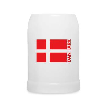 Drapeau Danemark Danemark Danemark Scandinavie - Chope en céramique - blanc - Devant