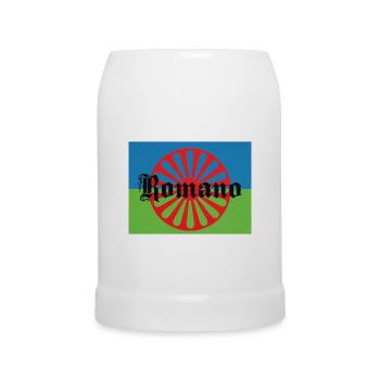 Lennyromanoflag - Bierkrug - Weiß - Vorne