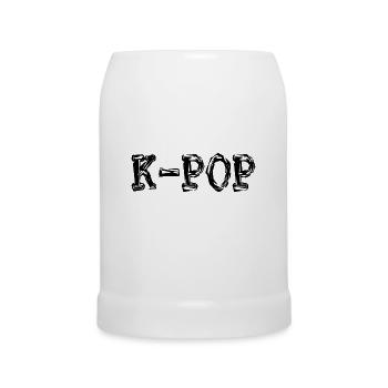 K-POP - Chope en céramique - blanc - Devant