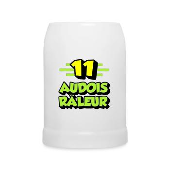 Complaining Audois - Beer Mug - white - Front