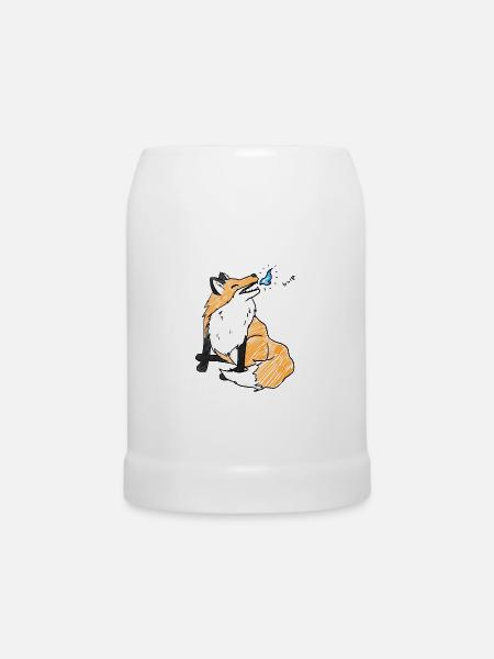 Rülps - Bierkrug - Weiß