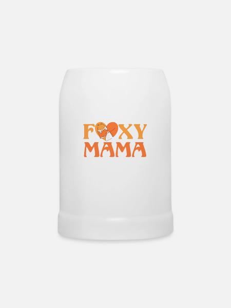 Fuchs Spruch Geschenk - Bierkrug - Weiß