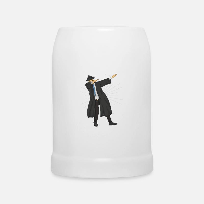 Diplôme Dab Dabbing Move Bachelor Master - Chope en céramique - blanc
