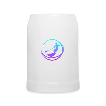 Stand paddle silhouette SUP cadeau paddle - Chope en céramique - blanc - Devant