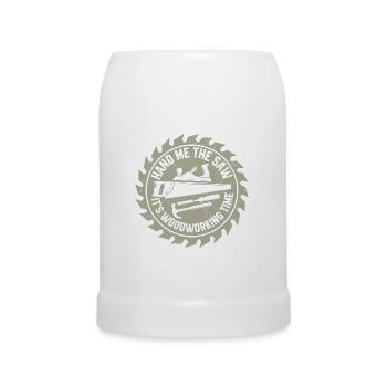Carpentry craft | Carpenter Joinery Gifts - Beer Mug - white - Front