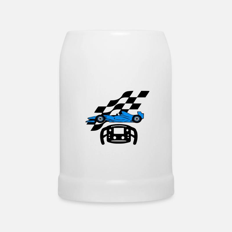 Formule un - Beer Mug - white