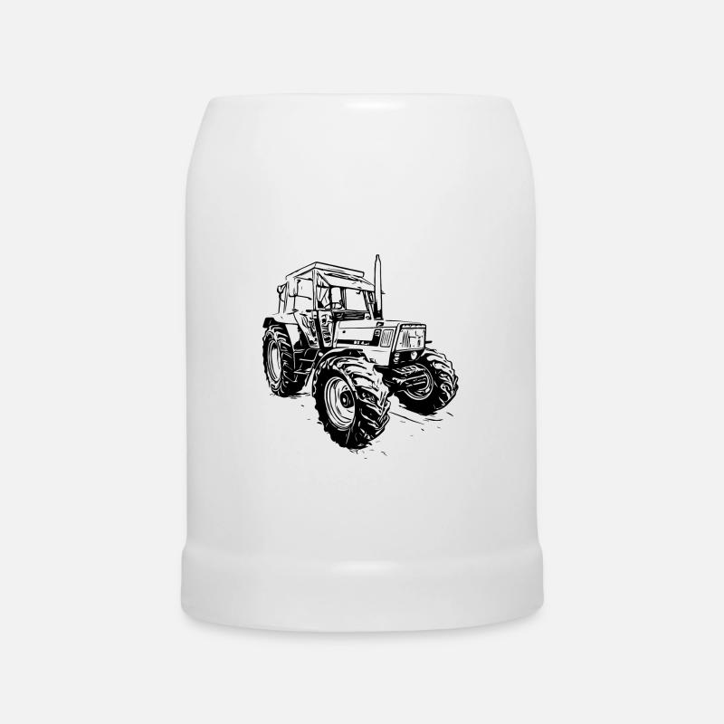 Front loader - Beer Mug - white