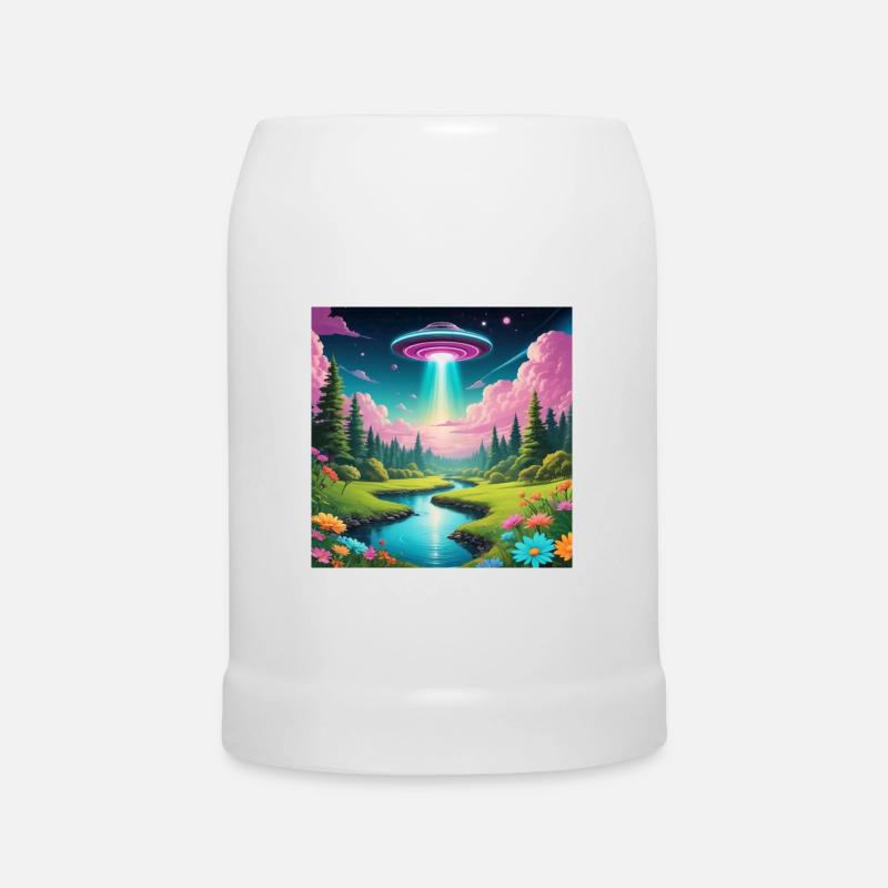 UFO - Beer Mug - white