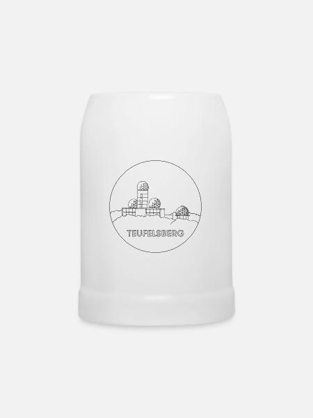 Teufelsberg Berlin - Bierkrug - Weiß