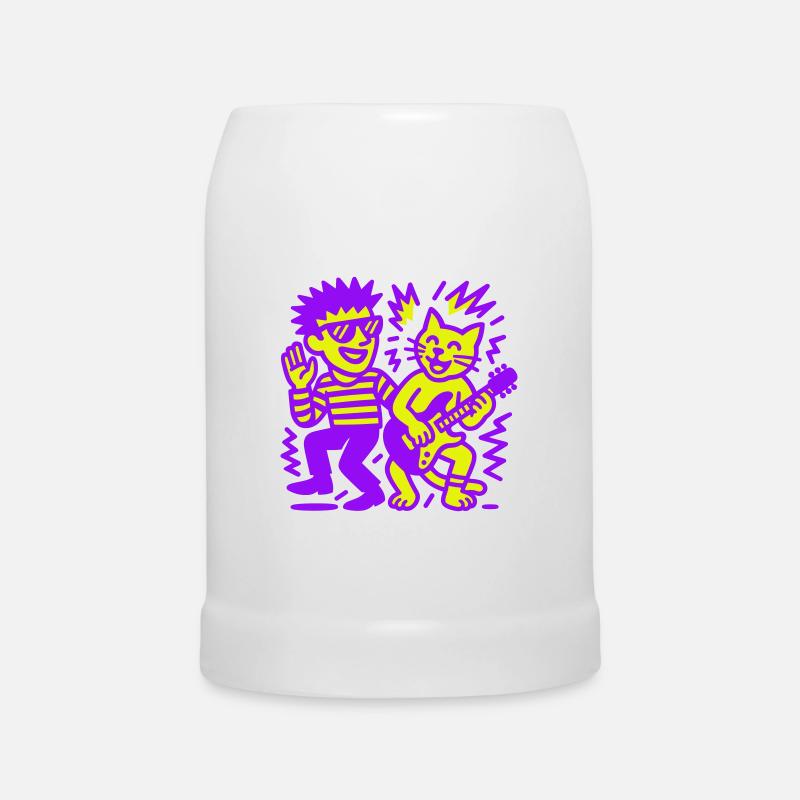 Cacophony - Beer Mug - white