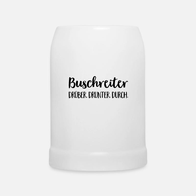Buschreiter - Bierkrug - Weiß