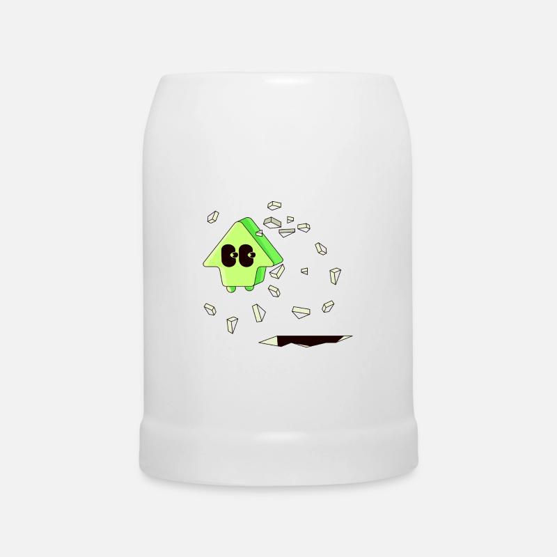 GOING UP - Beer Mug - white