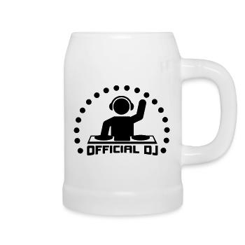 dj_1__f1 - Chope en céramique - blanc - Droite
