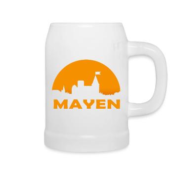 Stadt Mayen - Meine Stadt - Bierkrug - Weiß - Rechts