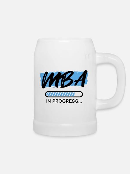 MBA In progress - Bierkrug - Weiß