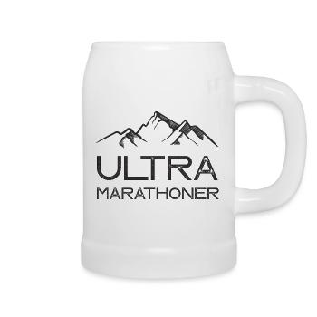 Ultra-Marathonläufer - Bierkrug - Weiß - Rechts