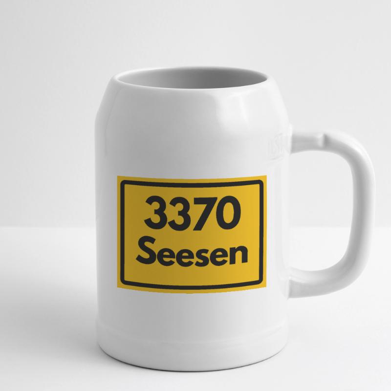 OLD POSTCODE POSTCODE RETRO 3370 SEESEN HARZ Beer Mug