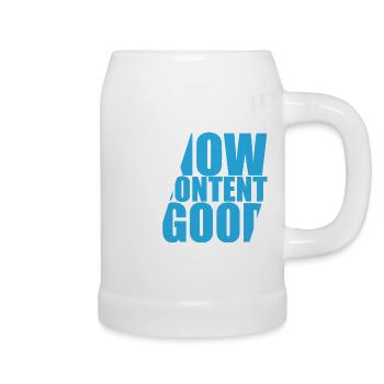Content Creator Vlogger Online Streamer Influencer - Bierkrug - Weiß - Rechts