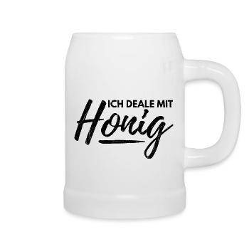 Imker Honig Biene Dealer Dealen Imkerei Geschenk - Bierkrug - Weiß - Rechts