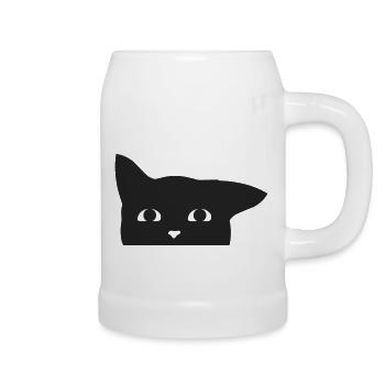 cat - Beer Mug - white - Right