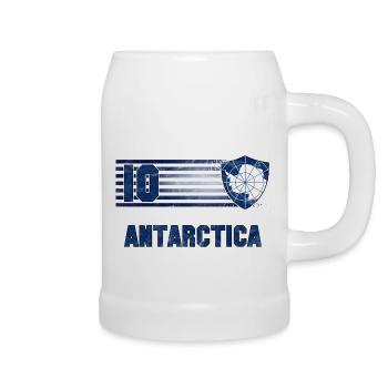 Antarctica Football Team - Beer Mug - white - Right