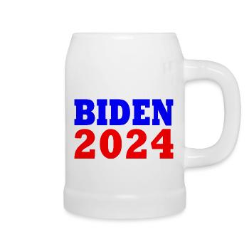 Joe biden 2024 - Beer Mug - white - Right