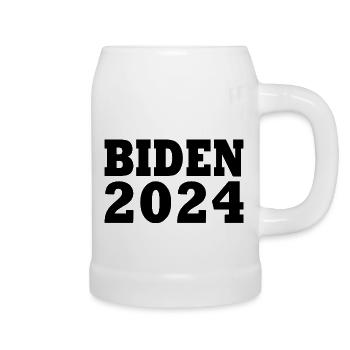 Joe biden 2024 - Beer Mug - white - Right