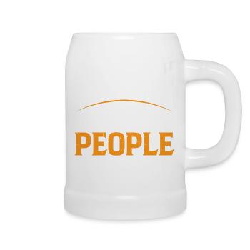 I See Dumb People 21 - Bierkrug - Weiß - Rechts