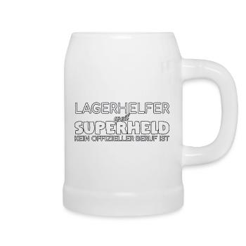 Camp Helper Superhero - Beer Mug - white - Right