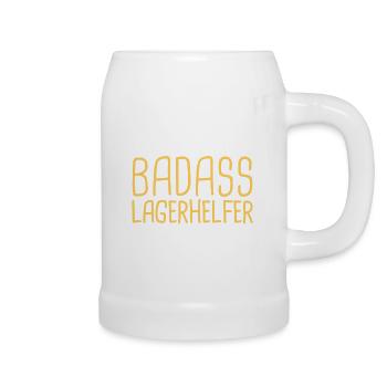 Camp Helper Badass - Beer Mug - white - Right