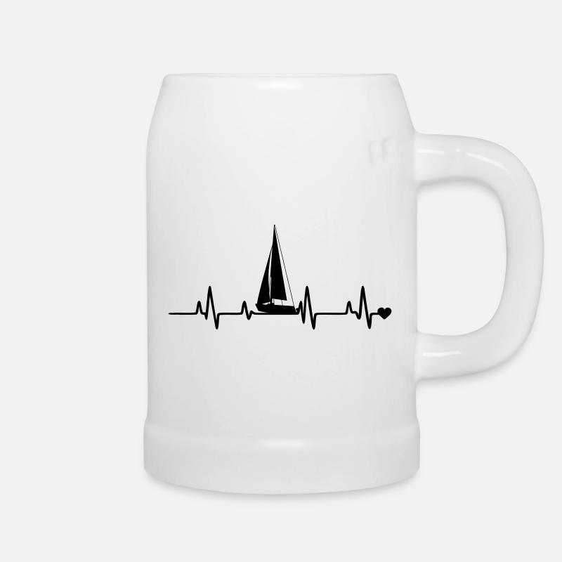 Sail - Beer Mug - white