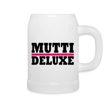 Mutti deluxe - Bierkrug - Weiß - Rechts