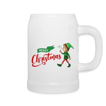 Elf - Bierkrug - Weiß - Rechts