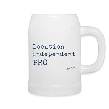 Location independent PRO - Beer Mug - white - Right