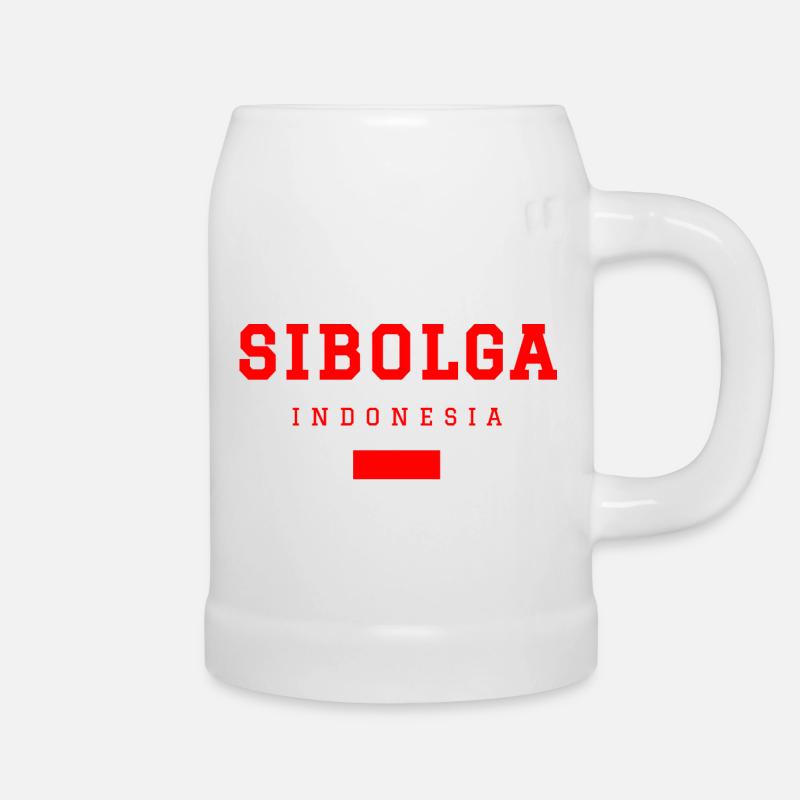 Sibolga, Indonésie - Chope en céramique - blanc