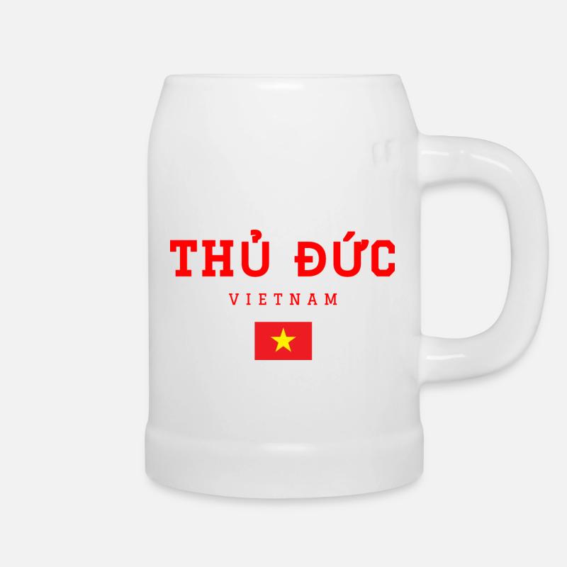 Thu Duc Vietnam - Beer Mug - white