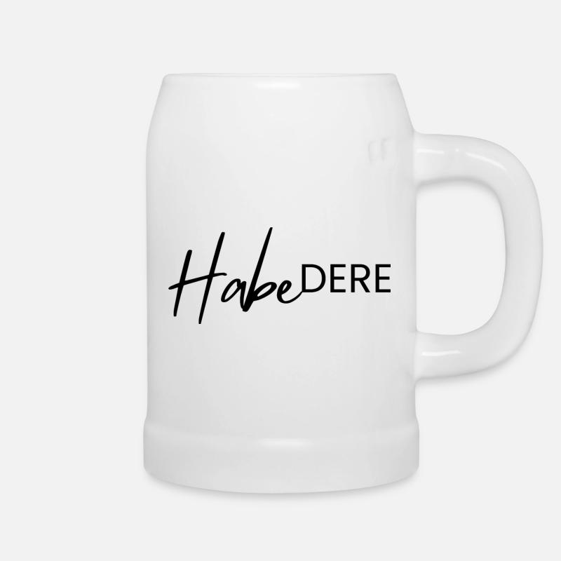 Habedere - Bierkrug - Weiß