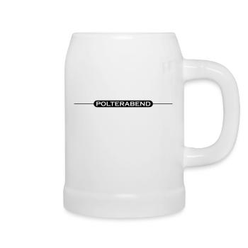Polterabend Grafik - Bierkrug - Weiß - Rechts