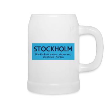 Fierté de Stockholm - Chope en céramique - blanc - Droite