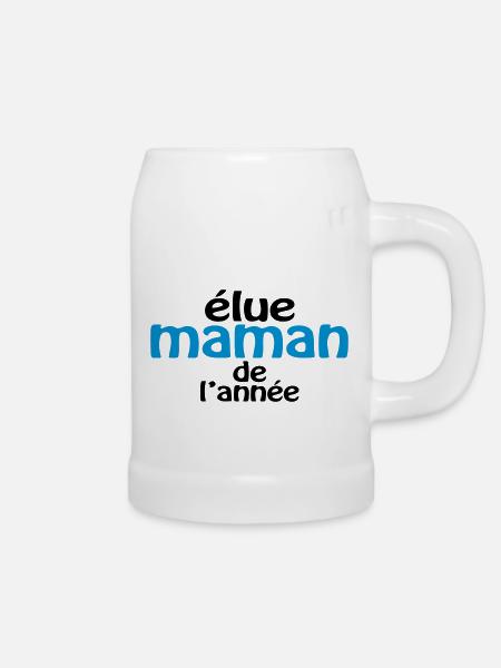 Maman de l'année (2c) - Bierkrug - Weiß