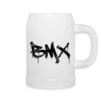 BMX 20 pouces - Chope en céramique - blanc - Droite