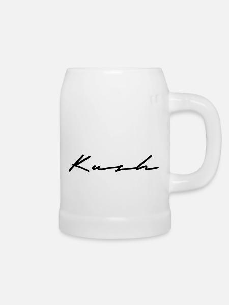 Kush - Bierkrug - Weiß