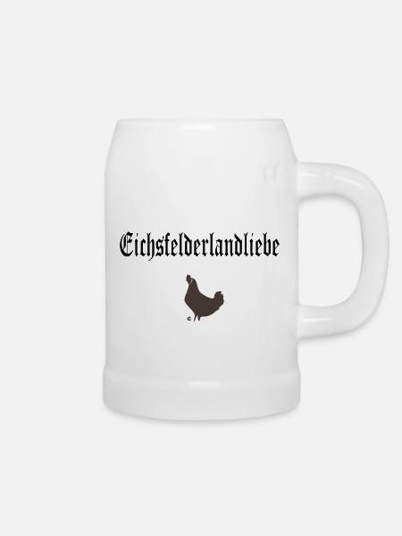 Eichsfelderlandkind - Bierkrug - Weiß