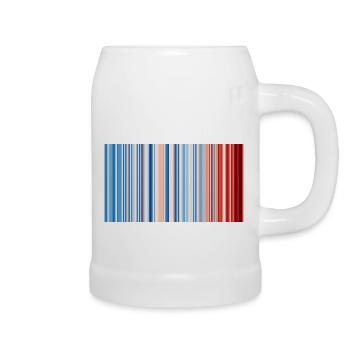 Show your stripes - Austria - Bierkrug - Weiß - Rechts
