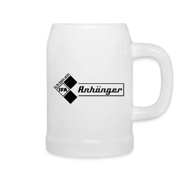 Ich bin ein IFA Anhänger - Bierkrug - Weiß - Rechts