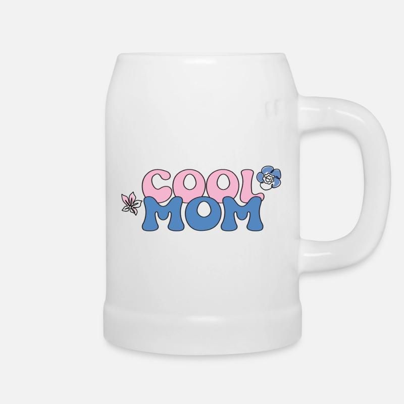 Cool Mom - Bierkrug - Weiß