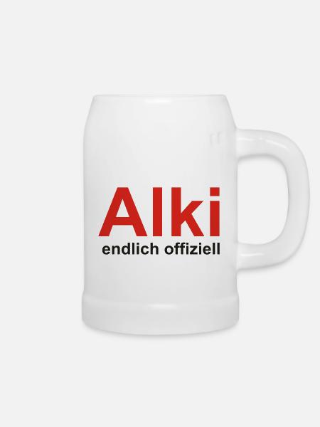 alki - Bierkrug - Weiß
